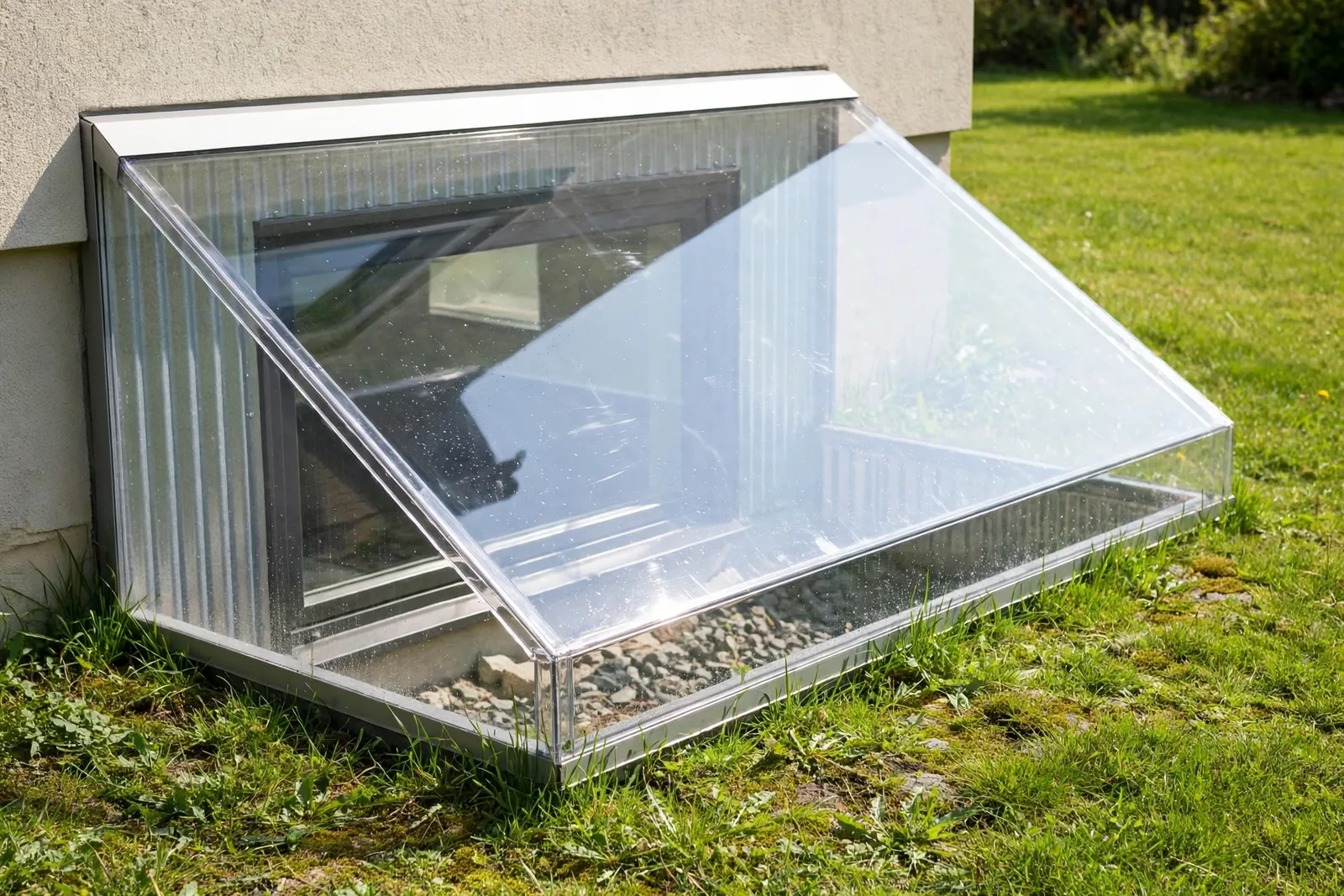 Egress Window Well Covers — Egress Window Well Cover in Pinefield by Waldorf Egress Window Company