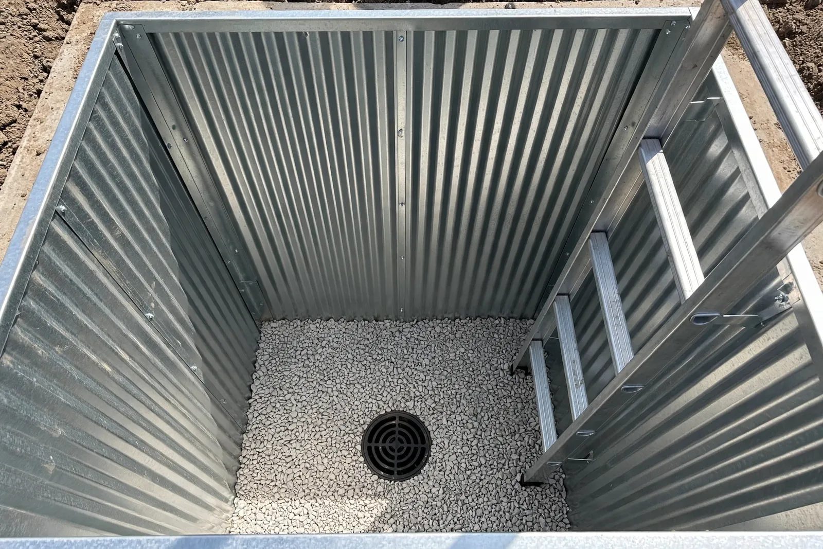 Egress Window Well Drainage — Egress Window Well Drainage Correction in St. Charles by Waldorf Egress Window Company